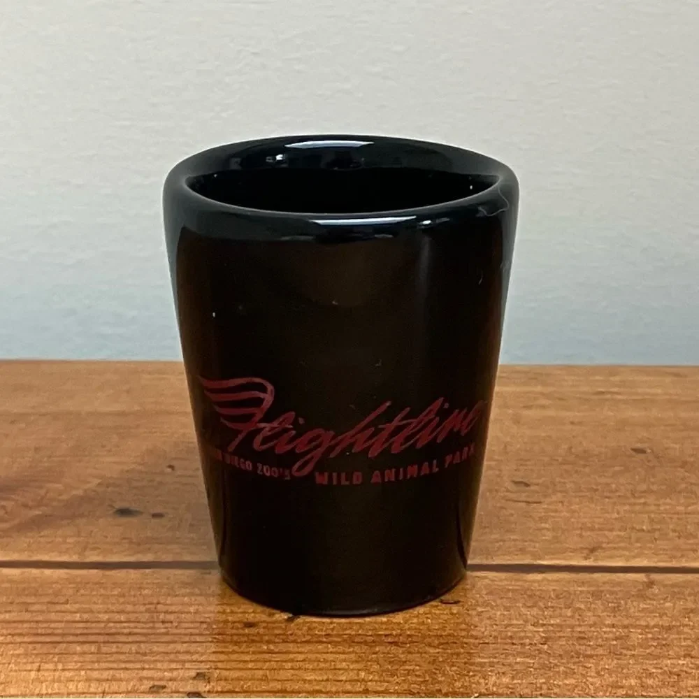 San Diego Zoo Wild Animal Park Safari Park Flightline Shot Glass